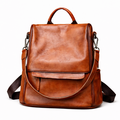 Sac à dos vintage Valeria – Fabriqué en cuir véritable de première qualité