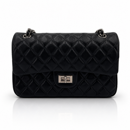 Gabrielle Quilted – Bolsa em Couro Genuíno com Acabamento Acolchoado