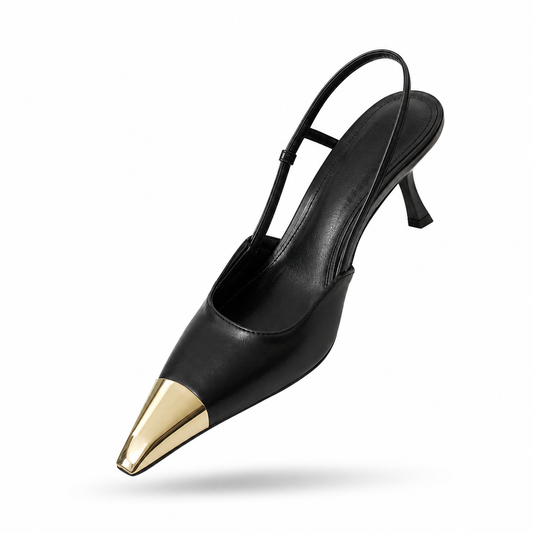 Isabella Luxe – Sapatos Slingback de Salto Alto
