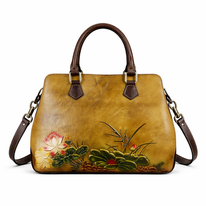 Sac toscan vintage – Fabriqué en cuir véritable fait main 