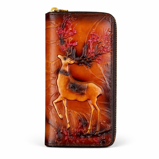 Carteira Atlas Étnica – Em Couro Genuíno