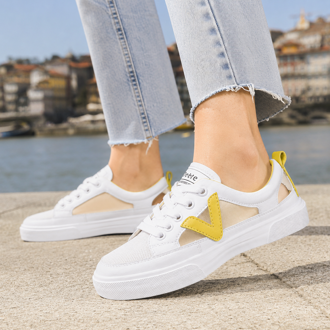 Vangela - Chaussures de tennis décontractées pour femmes