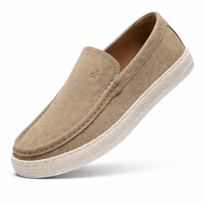 Lusitanna II Classic - Mocassim Masculino de Camurça