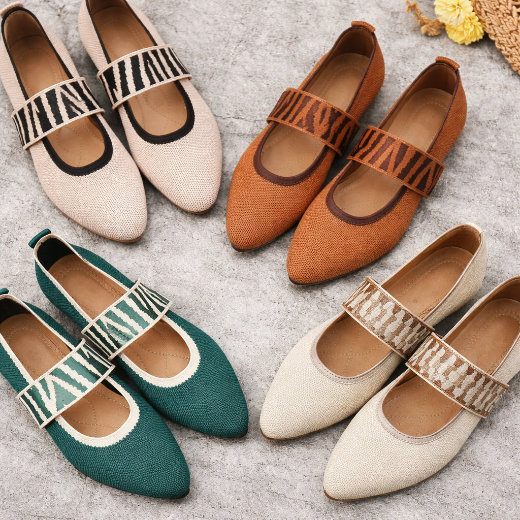 Isadora - Sapato estilo bailarina muito elegante e confortável