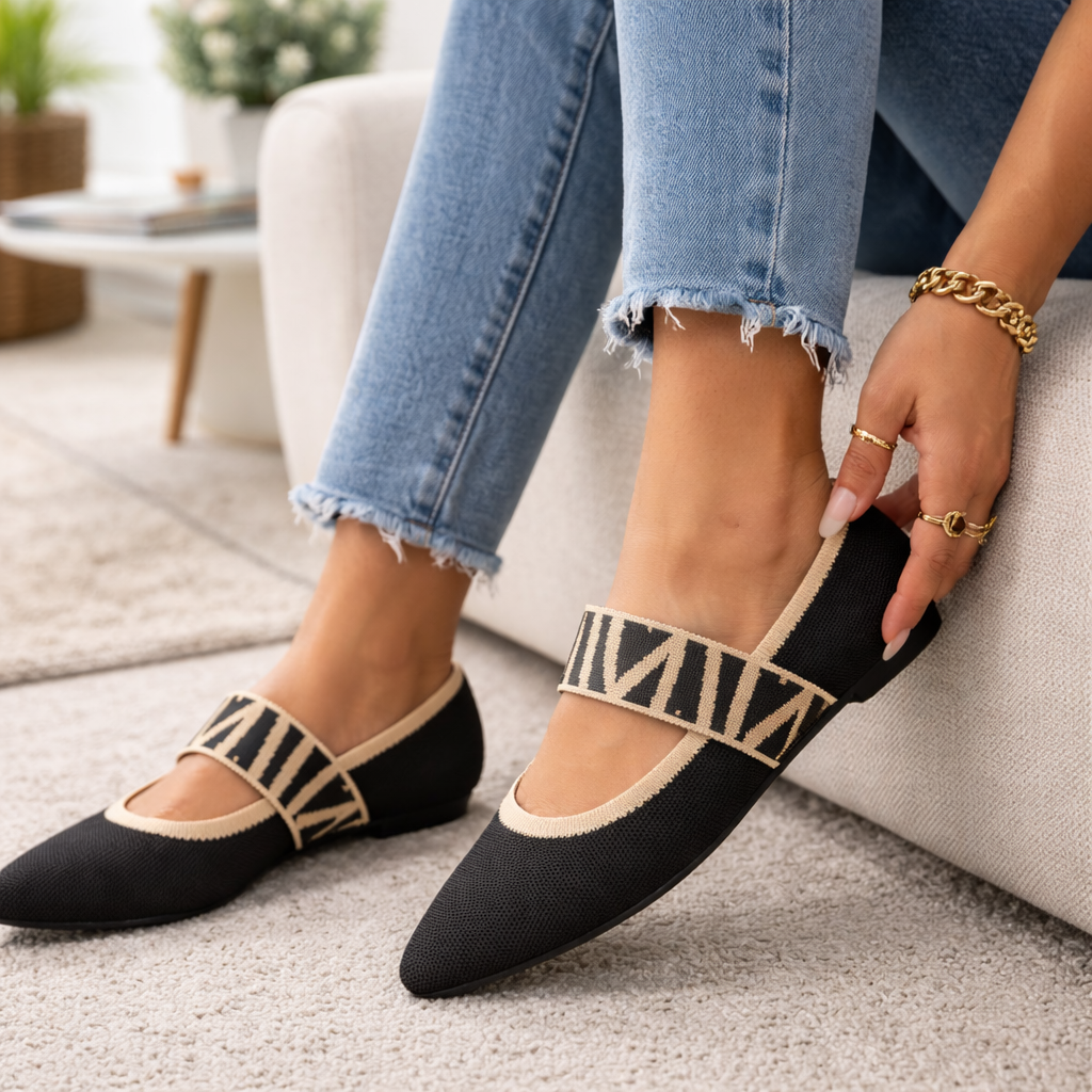 Isadora - Sapato estilo bailarina muito elegante e confortável