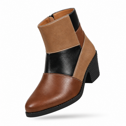 Aurelia - Bota Feminina de Salto Alto com Estilo Vintage