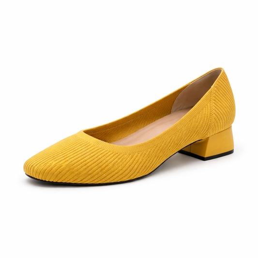 Miss Retro  - Sapato de Salto Bloco muito Elegante e Confortável
