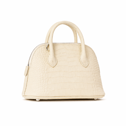 Bella Croco Mini – Bolsa em Couro Genuíno