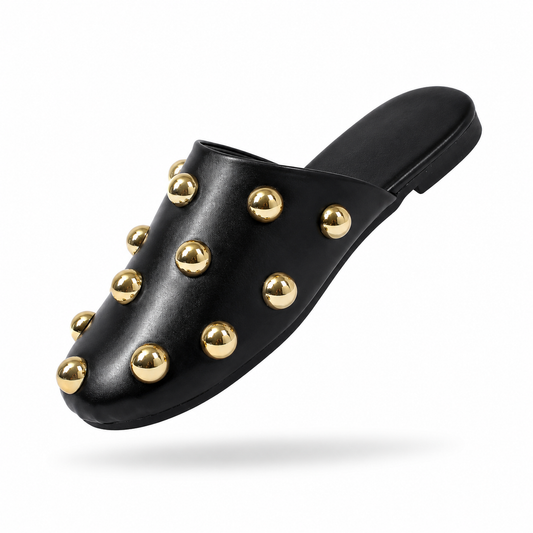 Verona Rivet – Mules Casuais Elegantes