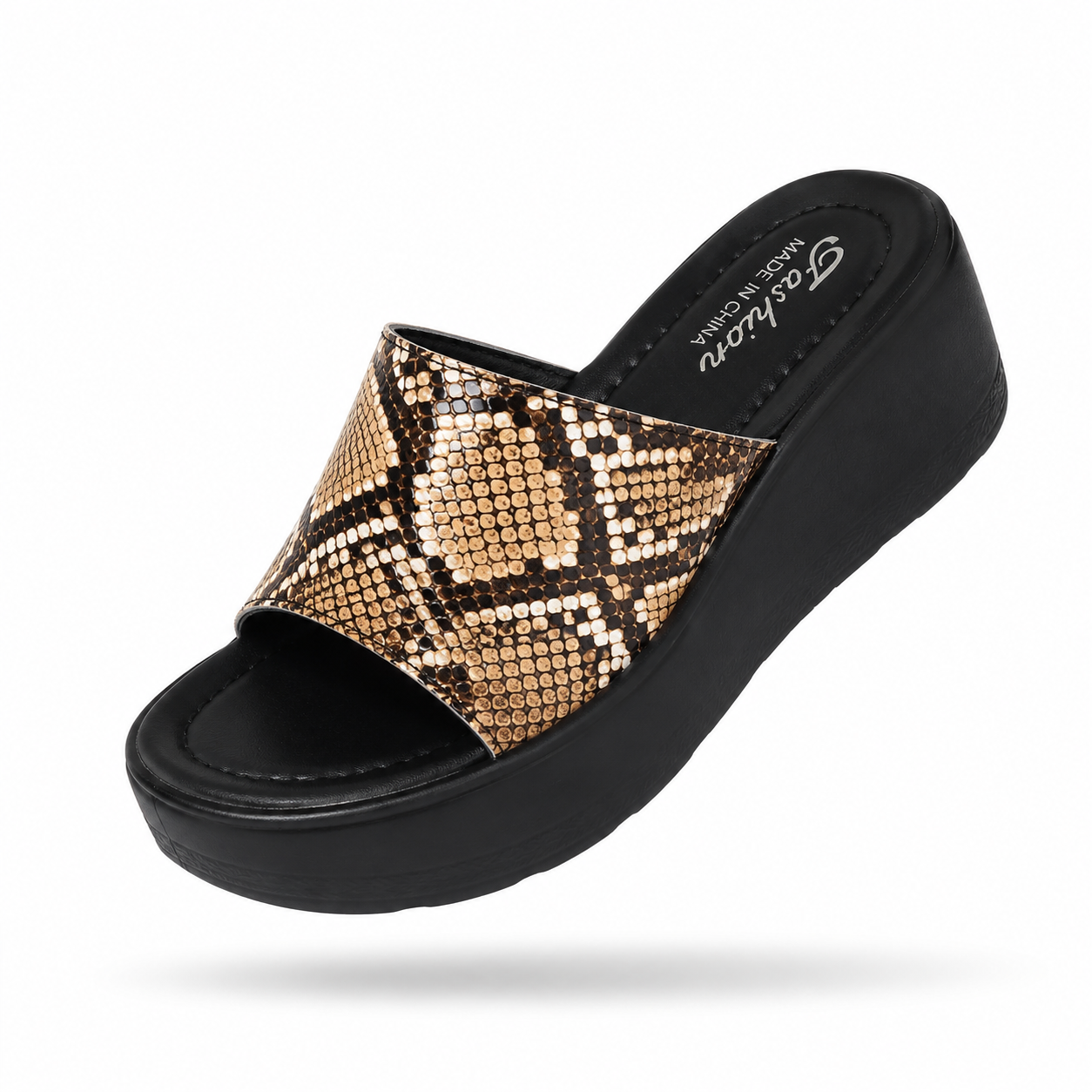 Serena Python – Sandálias Plataforma Elegantes