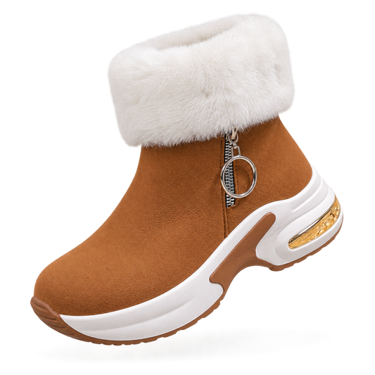 Fioyara – Padded faux fur snow boot