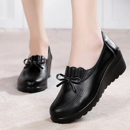 Women's Comfortable Casual Wedge Slip-On Shoes
