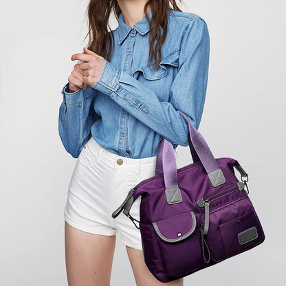 Sac en nylon urbain – Élégance rétro 