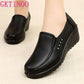 GKTINOO Sapatos Femininos Wedges Confortáveis Couro Premium