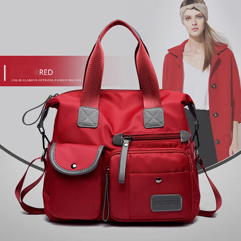 Sac en nylon urbain – Élégance rétro 