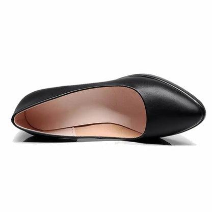 Women's Leather Stiletto Pumps