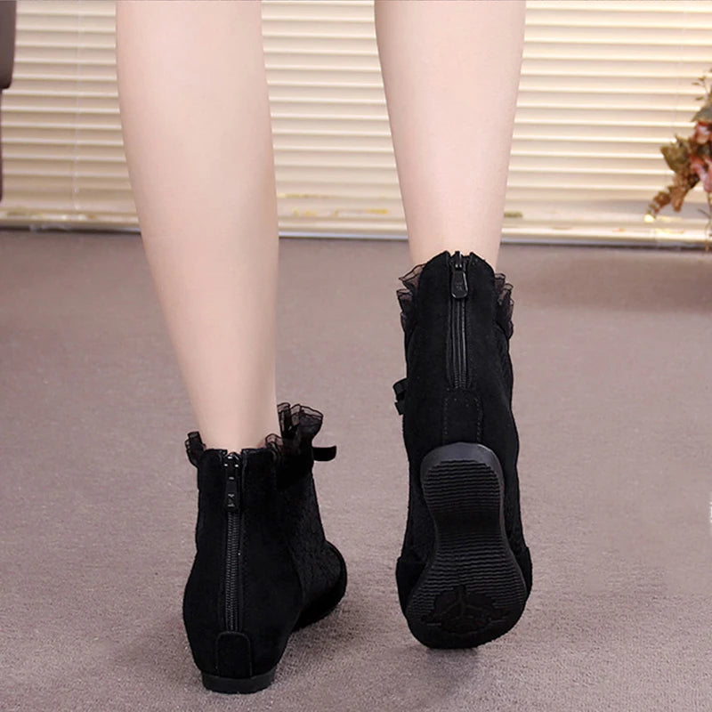 Botas Femininas GKTINOO 2025 Cano Curto