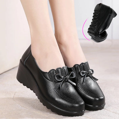 Women's Comfortable Casual Wedge Slip-On Shoes