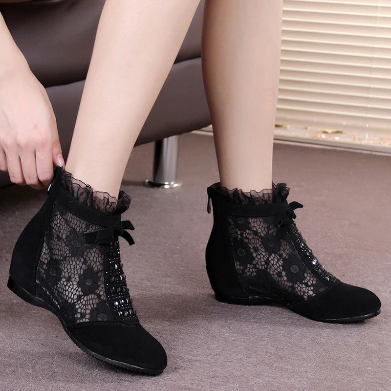 Botas Femininas GKTINOO 2025 Cano Curto