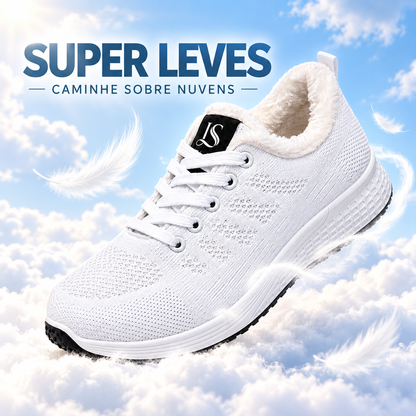 Aveline Lusitanna - Casual Sneakers with Extra Warm Lining for Winter