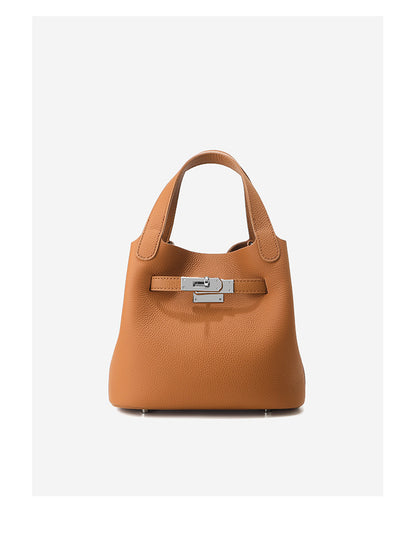 Elara Bucket – Genuine Leather Bag