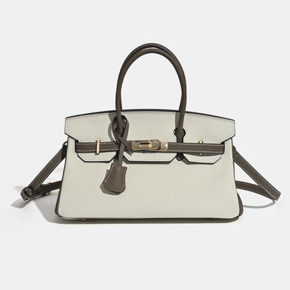 Jane Shoulder 29 CM – Bolsa Estruturada em Couro Genuíno Pebbled