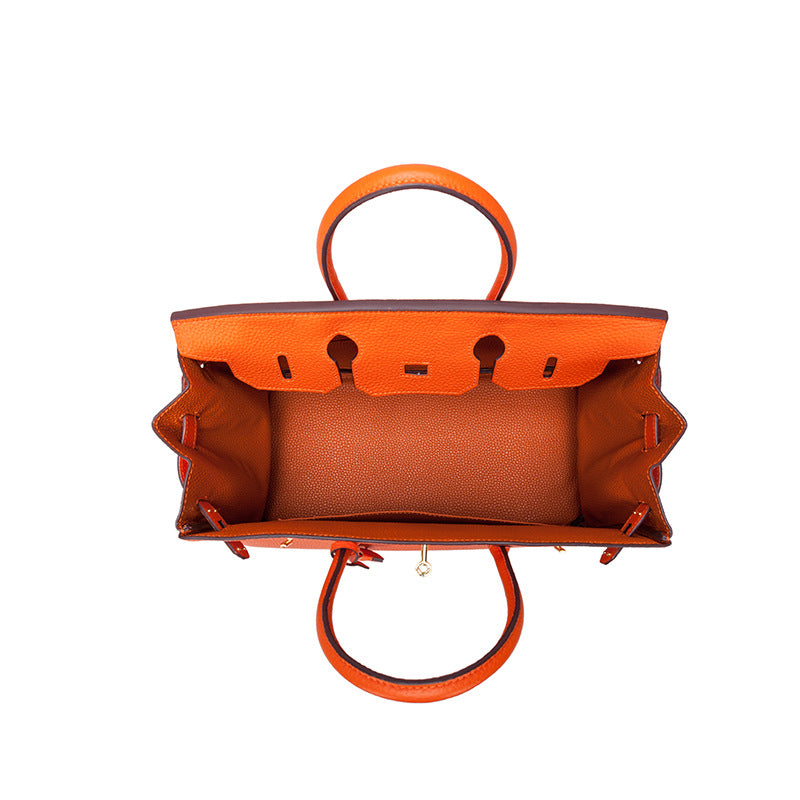 Jane – Bolsa Premium em Couro Genuíno Pebbled