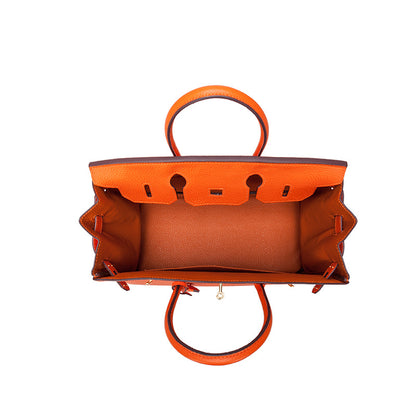 Jane – Bolsa Premium em Couro Genuíno Pebbled