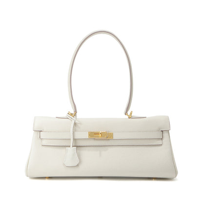 Grace Shoulder 35 – Bolsa Estruturada em Couro Genuíno Pebbled