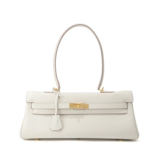 Grace Shoulder 35 – Bolsa Estruturada em Couro Genuíno Pebbled