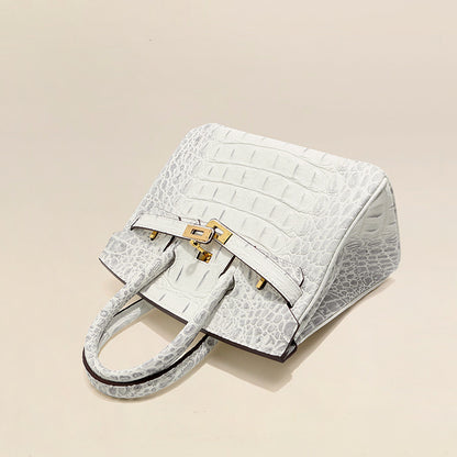 Jane Croco Himalaya – Bolsa 30 cm em Couro Genuíno