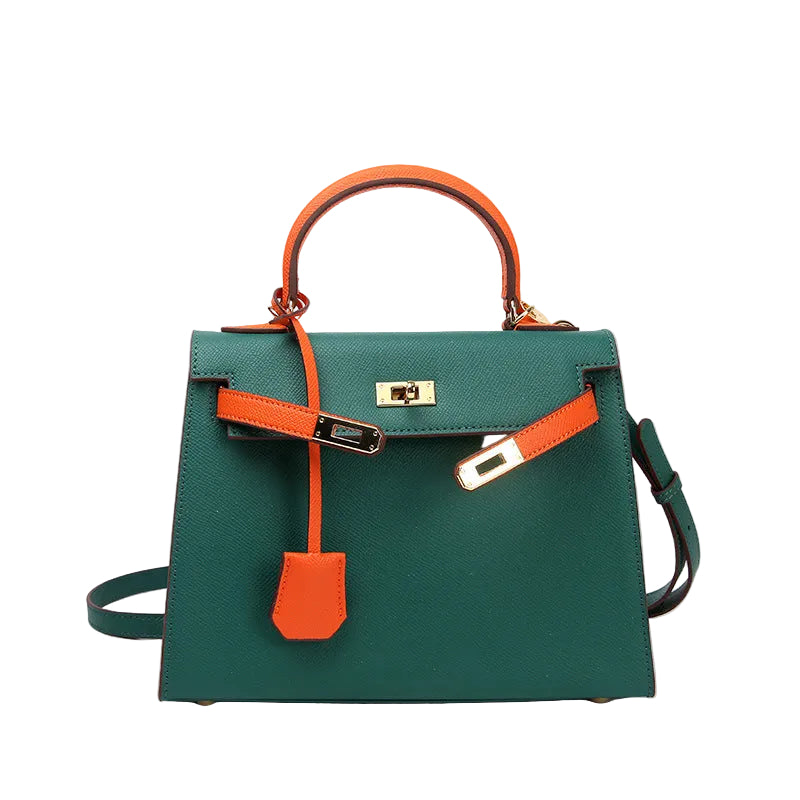 Grace Duo – 25 CM Epsom Style Genuine Leather Bag