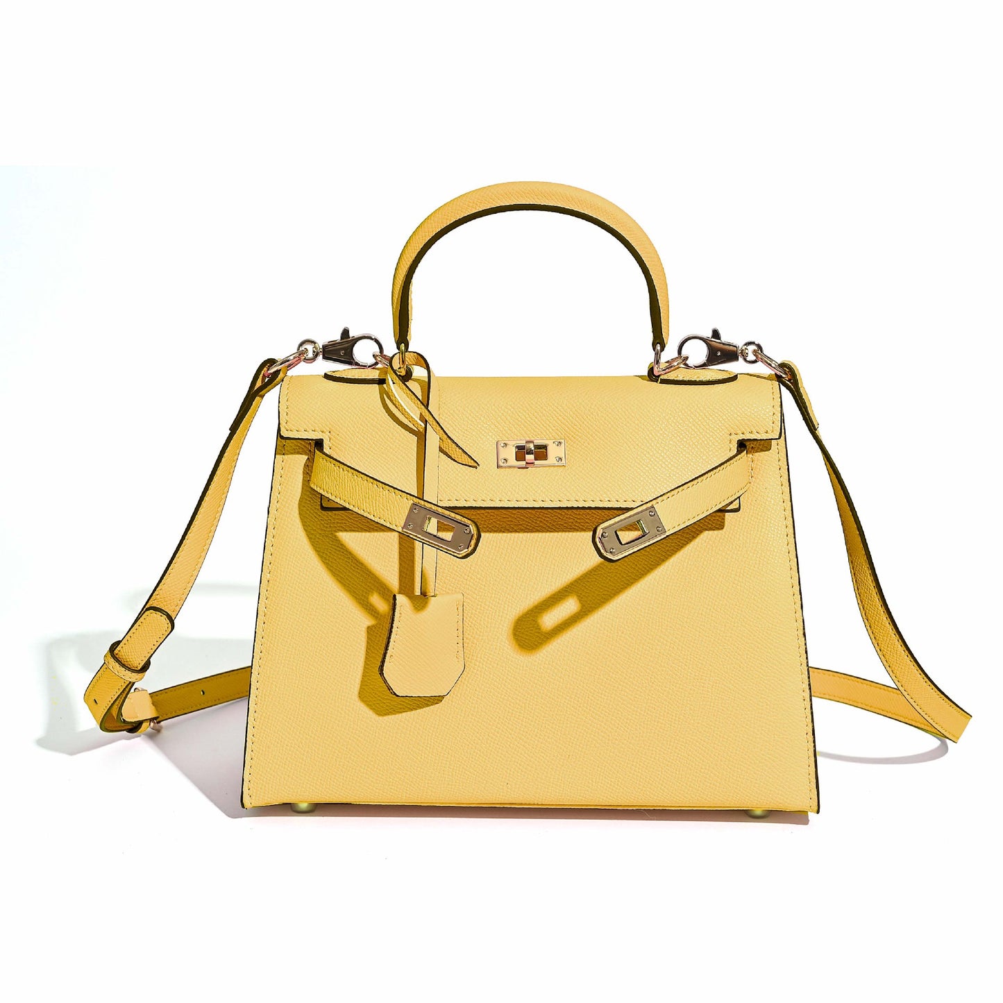 Grace Classique – Bolsa em Couro Genuíno Estilo Epsom