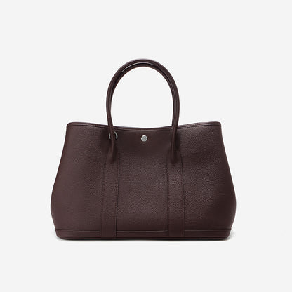 Brigitte – Bolsa Elegante em Couro Genuíno Estilo Togo