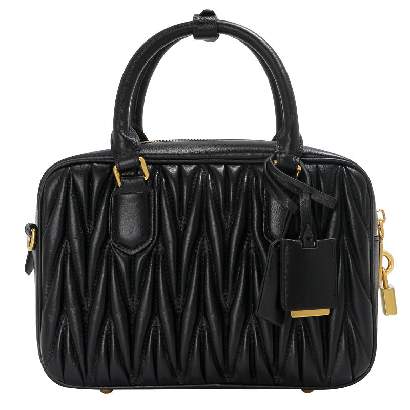 Aria Matelassé Mini – Genuine Leather Bag