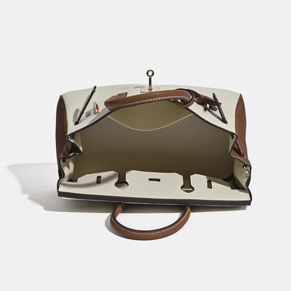 Jane Shoulder 29 CM – Bolsa Estruturada em Couro Genuíno Pebbled