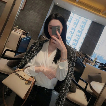 Grace Duo  – Bolsa Estruturada em Couro Genuíno Pebbled ( 22 CM e 25 CM )