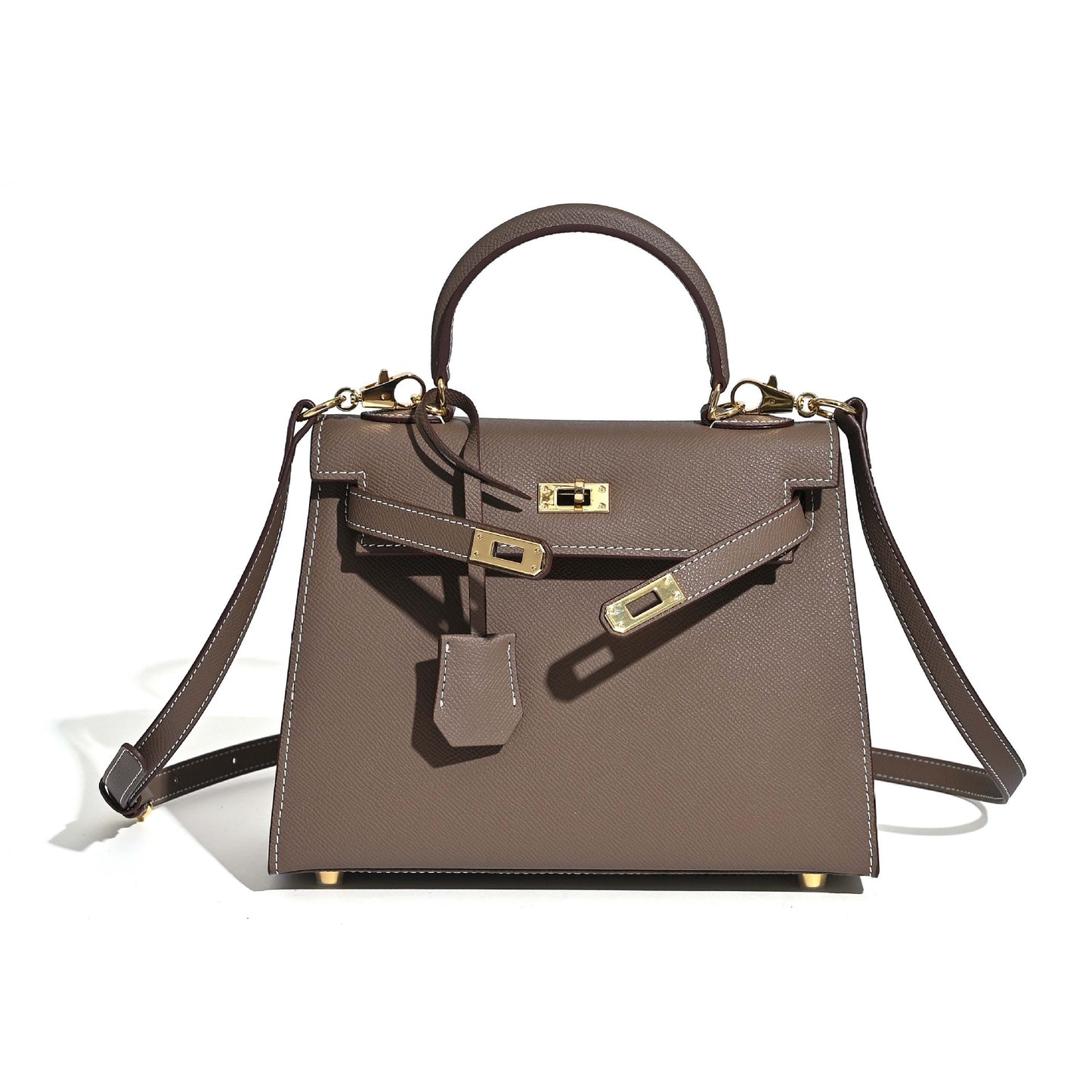 Grace Classique – Bolsa em Couro Genuíno Estilo Epsom