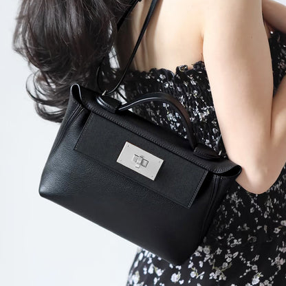 Sienna Lock Mini – Genuine Leather Handbag