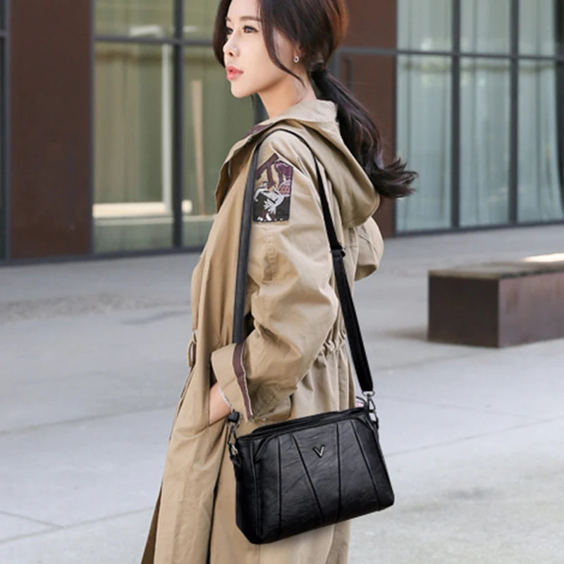 Mala Vintage Feminina LANYIBAIGE – Bolsa de Ombro e Tiracolo