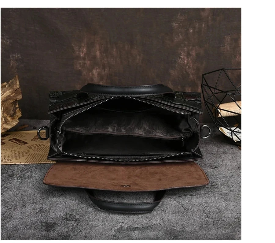 Sac vintage oriental en jade – Fabriqué en cuir véritable de qualité supérieure 