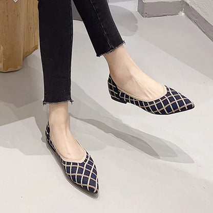 Yaliane - Chaussure de style ballerine très élégante et confortable.
