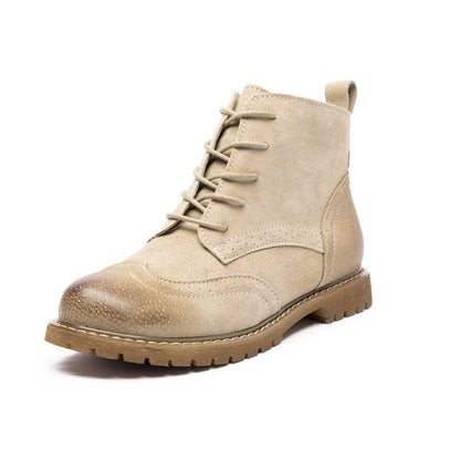 Roberta - Genuine Soft Suede Ankle Boot