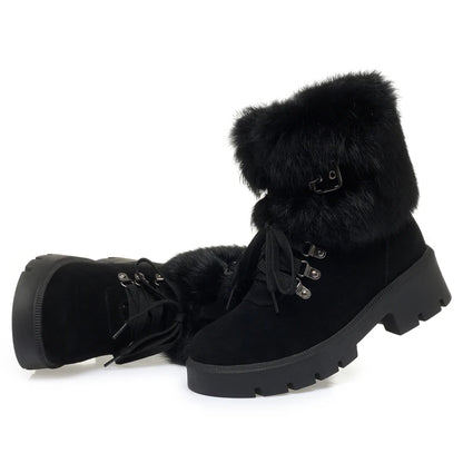 Bottes en cuir véritable Tatianna Daux