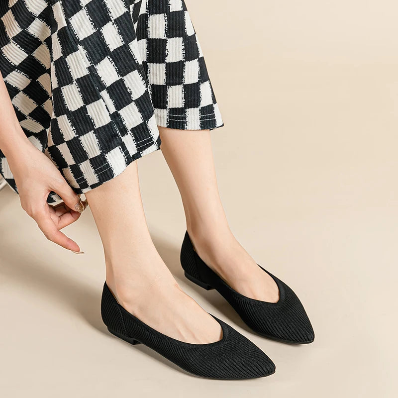 Isadora Luxor Flat - Sapato estilo bailarina muito elegante e confortável