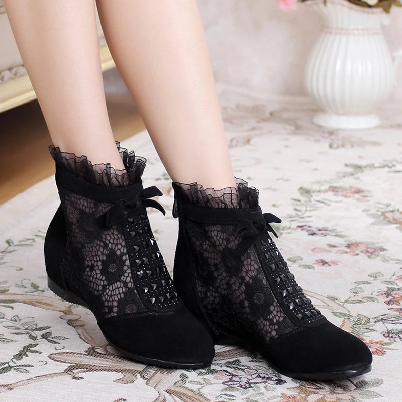 Botas Femininas GKTINOO 2025 Cano Curto