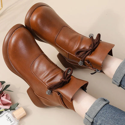 Ruanna Boots - Genuine Leather