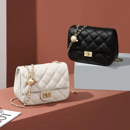 Louvre Mini Chain – Genuine Leather Handbag