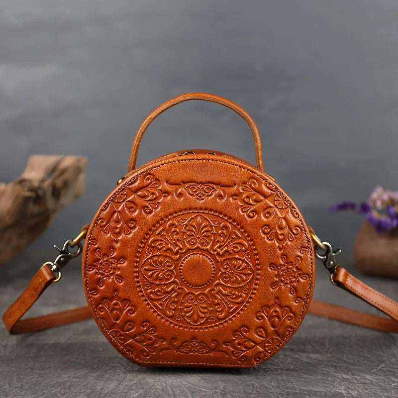 Sac vintage oriental en jade – Fabriqué en cuir véritable de qualité supérieure