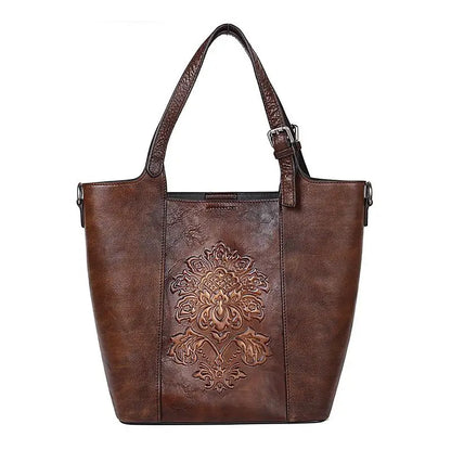 Sac seau Aurora Vintage – Fabriqué en cuir véritable de première qualité 